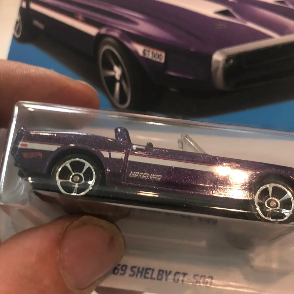 Purple '69 Shelby GT-500 Toy Car